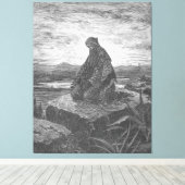 Gustave Doré - The Prophet Isaiah キャンバスプリント (インサイチュ (ウッドフロア))