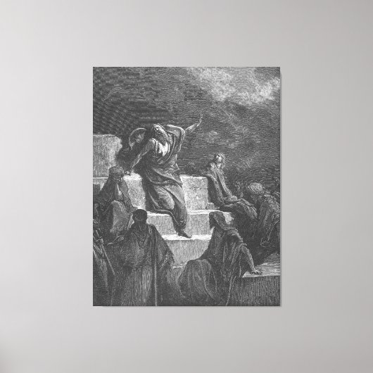 Gustave Doré - The Prophet Jeremiah キャンバスプリント (正面)