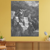 Gustave Doré - The Prophet Jeremiah キャンバスプリント (インサイチュ (リビング))