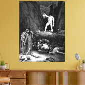 Gustave Doré - Virgil and Dante Meet Bertram dal B キャンバスプリント (インサイチュ (リビング))