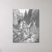 Gustave Doré - Zechariah's Vision of Four Chariots キャンバスプリント (正面)