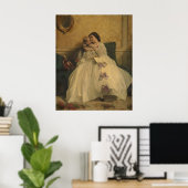 Gustave Leonard de Jongheの母と子 ポスター (ホームオフィス)