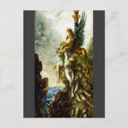 Gustave Moreauによるビクトリアのスフィンクス ポストカード (正面)