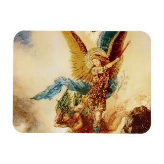 Gustave Moreau著「聖ミヒール絶滅的悪魔」 マグネット