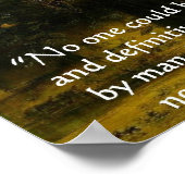 Gustave Moreau "Orpheus"と引用文ポスター ポスター (角)