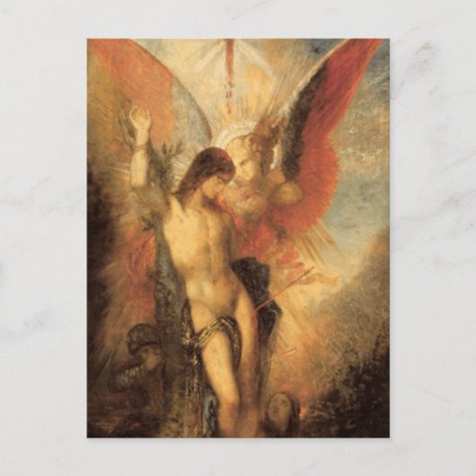 Gustave Moreau - Saint Sebastian and the Angel GC ポストカード (正面)