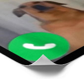 Gustavo The Dog Is Calling Funny Meme Gen Z Alpha  ポスター (角)