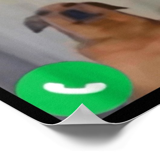 Gustavo The Dog Is Calling Funny Meme Gen Z Alpha ポスター (角)