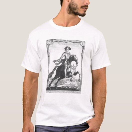 Gustavus Adolphus IIのスウェーデンの王、 Tシャツ (正面)
