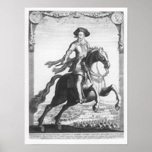 Gustavus Adolphus II, King of Sweden, on ポスター (正面)