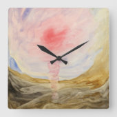 Gusten in the Underworld by Hilma af Klint スクエア壁時計 (正面)
