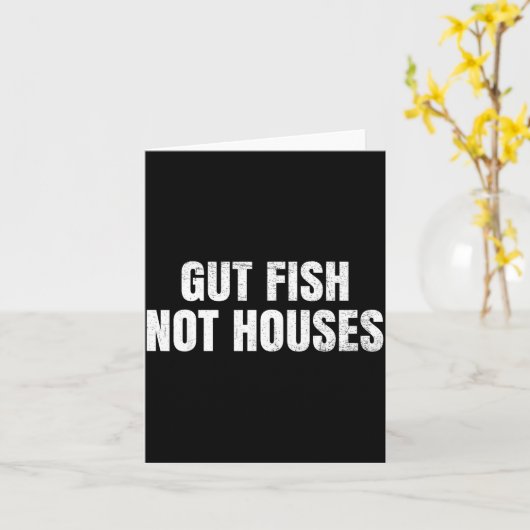 Gut Fish, Not Houses Coastal Conservation カード (黄色い花)