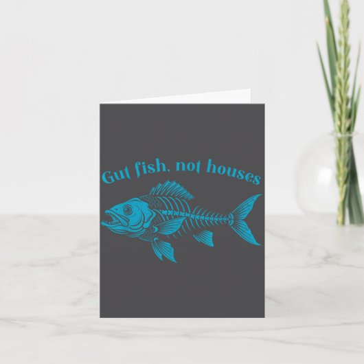 Gut Fish Not Houses, Coastal Conservation Ocean Lo カード (正面)