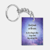 Gute Freunde sind wie Sterne キーホルダー (正面左)