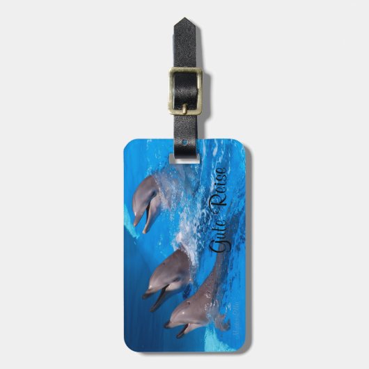 "Gute Reise" by mysteryella ラゲッジタグ (正面縦)