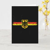 Guten Tag Y'all Funny Greeting German Prost  カード (黄色い花)