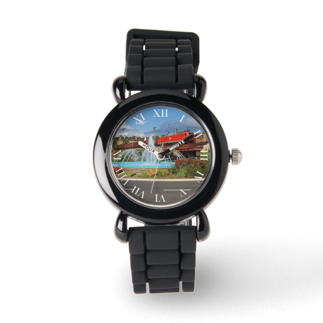 Güterzug in Linz am Rhein 腕時計 (正面)