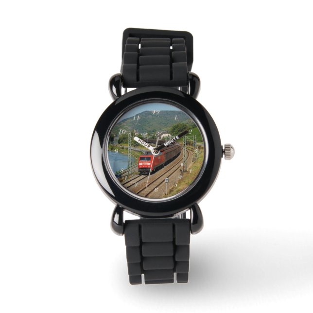 Güterzug in Lorch am Rhein 腕時計 (正面)