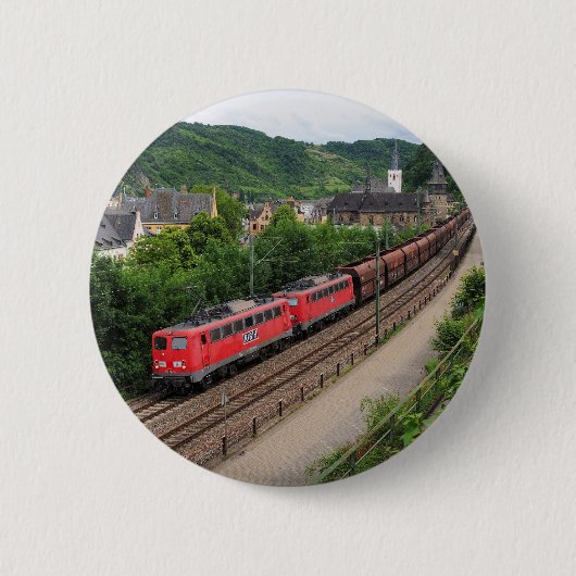 Güterzug in St. Goar 缶バッジ (正面)