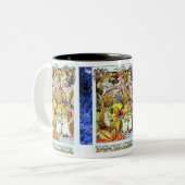 Guthramのハリネズミ12月 ツートーンマグカップ (正面左)