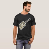 Guthrieのギター "This Machine Kills Fascists" Tシャツ (正面フル)
