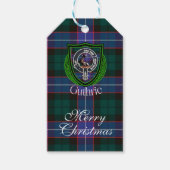 Guthrie Scottish Clan Tartan & Crest ギフトタグ (正面)