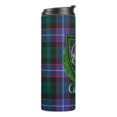 Guthrie Scottish Clan Tartan & Crest タンブラー (回転左)