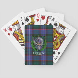 Guthrie Scottish Clan Tartan & Crest トランプ