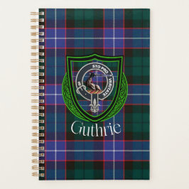 Guthrie Scottish Clan Tartan & Crest プランナー手帳