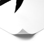 Guts, Daring, Course書道アートポスター ポスター (角)