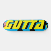 GUTTA JMT STLUCIA 7 3/4"スケートボードデッキ スケートボード (横)