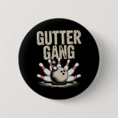 Gutter Gang Bowling 1  缶バッジ (正面)