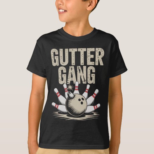 Gutter Gang Bowling 1  Tシャツ (正面)