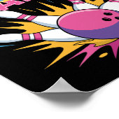 Gutter Gang Shirt Funny Bowling Shirts Gutter Bowl ポスター (角)