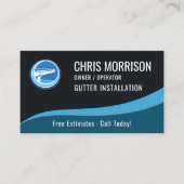Gutter Installation QR Code 名刺 (正面)