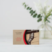 Gutter Servicesのインストールとメンテナンス 名刺 (スタンド正面)