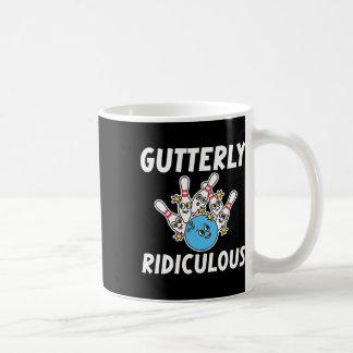 Gutterly Ridiculous Funny Bowling Bowler  コーヒーマグカップ
