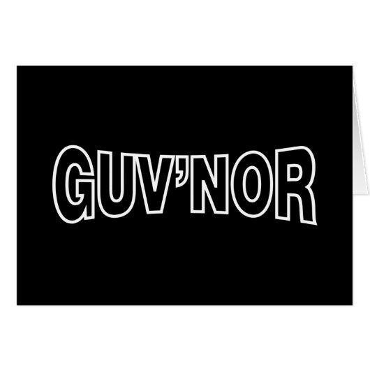 GUV'NORグリーティングカード (正面横)