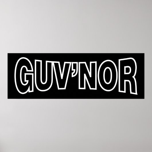 GUV'NOR ポスター (正面)