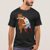 Guy Punching Bear Tシャツ (正面)