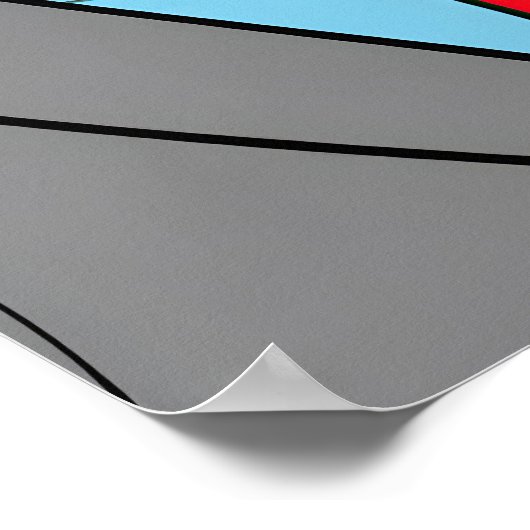 Guy saying OK Pop Art ポスター (角)