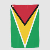 Guyana flag  ゴルフタオル (正面)