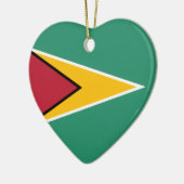 Guyana Flag セラミックオーナメント (左)