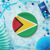 Guyana flag  ペーパープレート (パーティー)