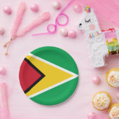 Guyana flag  ペーパープレート (パーティー)