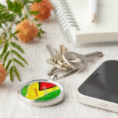 Guyana Independence Anniversary キーホルダー (側面)