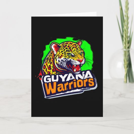 Guyana Warriors Patriotic Cricket カード (正面)