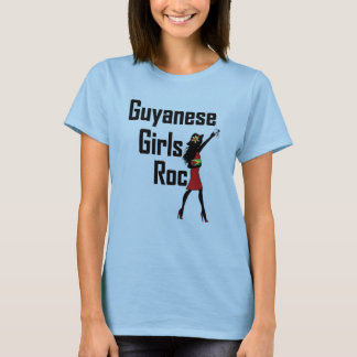 Guyanese女の子の石の穀物の上 Tシャツ