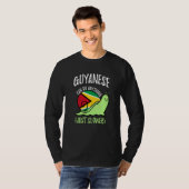Guyanese Can Do Anything Just Slower Guyana Tシャツ (正面フル)