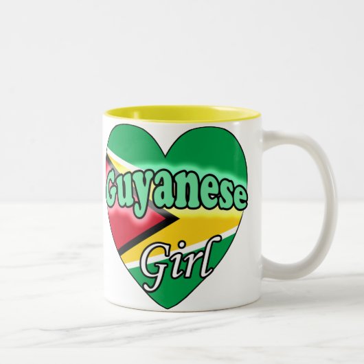 Guyanese Girl ツートーンマグカップ (右)